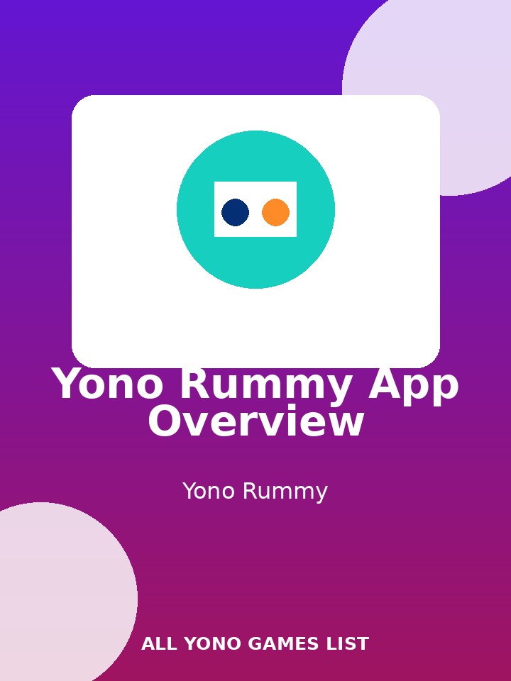 Yono Rummy App Overview poster